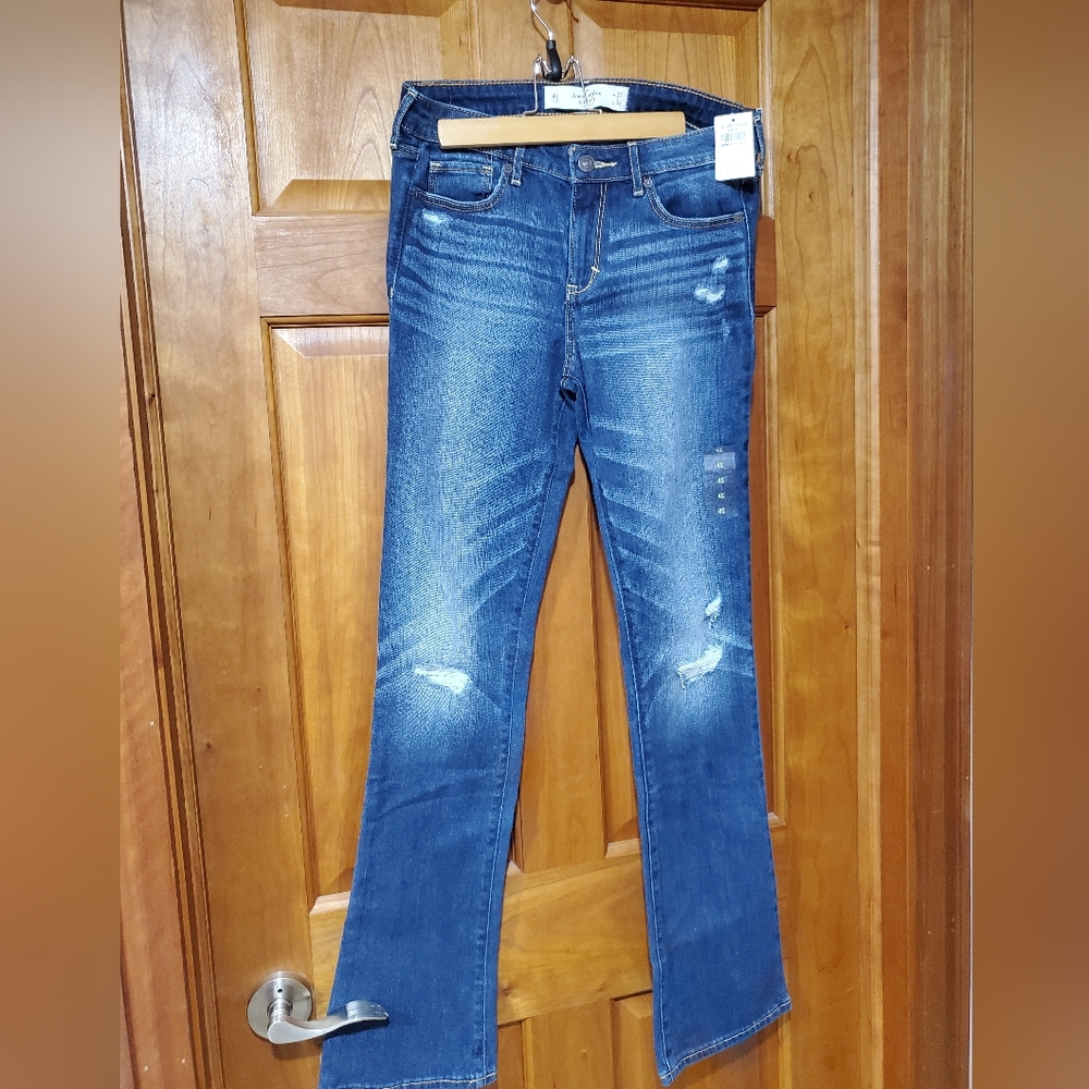 New Abercrombie & Fitch women's skinny bootcut jeans size 4S